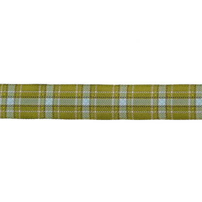 Renaissance Ribbons - Plaid Perfection in Green - 7/8" Width - The Great Outdoors by Stacy Iest Hsu - One Yard