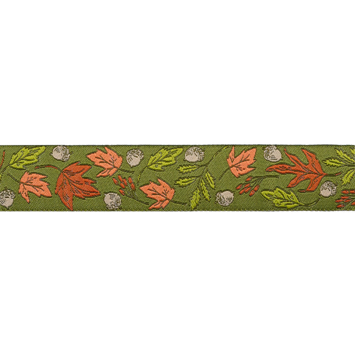 Renaissance Ribbons - Forest Floor in Moss - 1" Width - The Great Outdoors by Stacy Iest Hsu - One Yard
