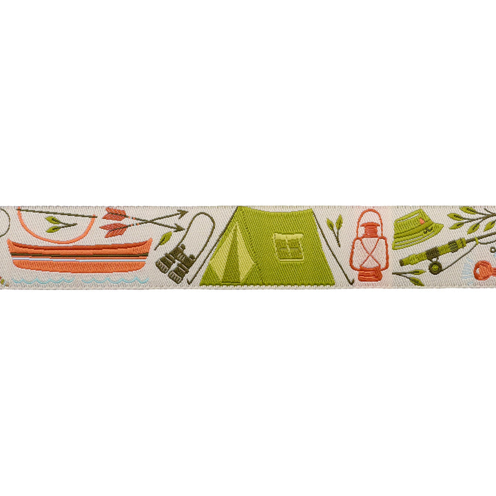Renaissance Ribbons - Camping Essentials - 7/8" Width - The Great Outdoors by Stacy Iest Hsu - One Yard