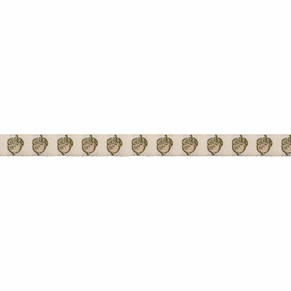 Renaissance Ribbons - Lil' Nutty in Cream - 3/8" Width - The Great Outdoors by Stacy Iest Hsu - One Yard