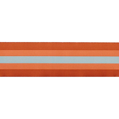 Renaissance Ribbons - Retro Stripe in Rust - 1-1/2" Width - The Great Outdoors by Stacy Iest Hsu - One Yard