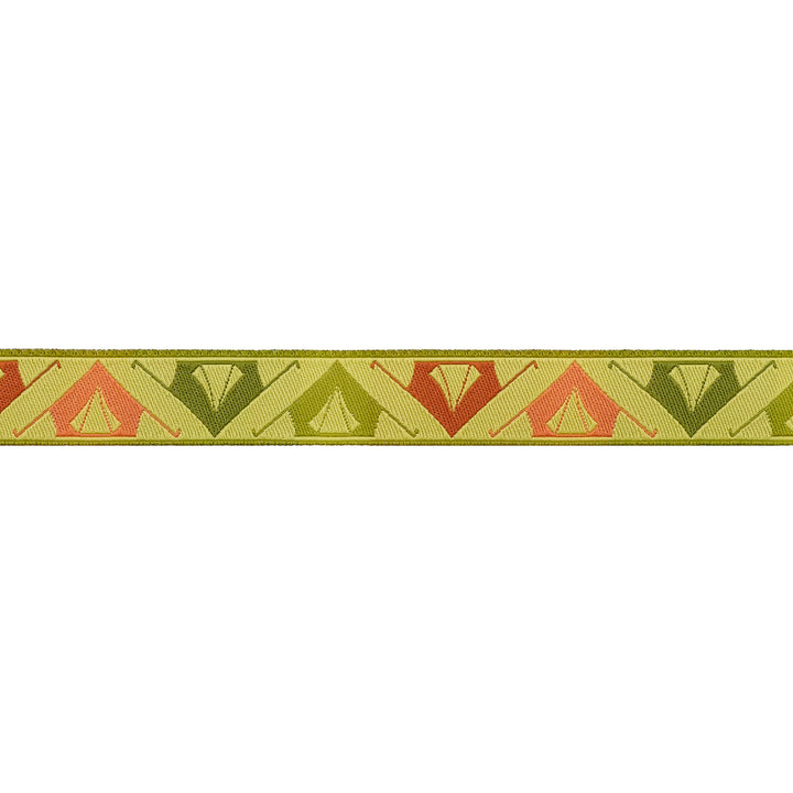 Renaissance Ribbons - Tent Time in Fern - 5/8" Width - The Great Outdoors by Stacy Iest Hsu - One Yard