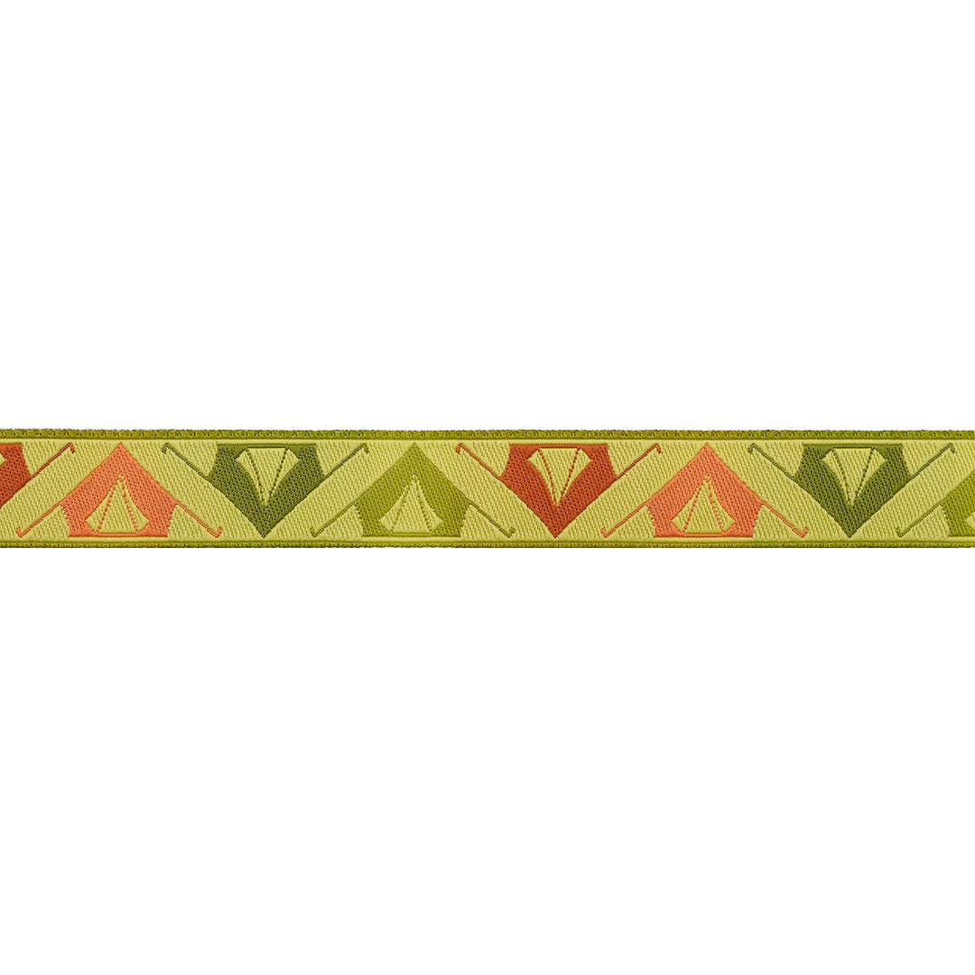 Renaissance Ribbons - Tent Time in Fern - 5/8" Width - The Great Outdoors by Stacy Iest Hsu - One Yard