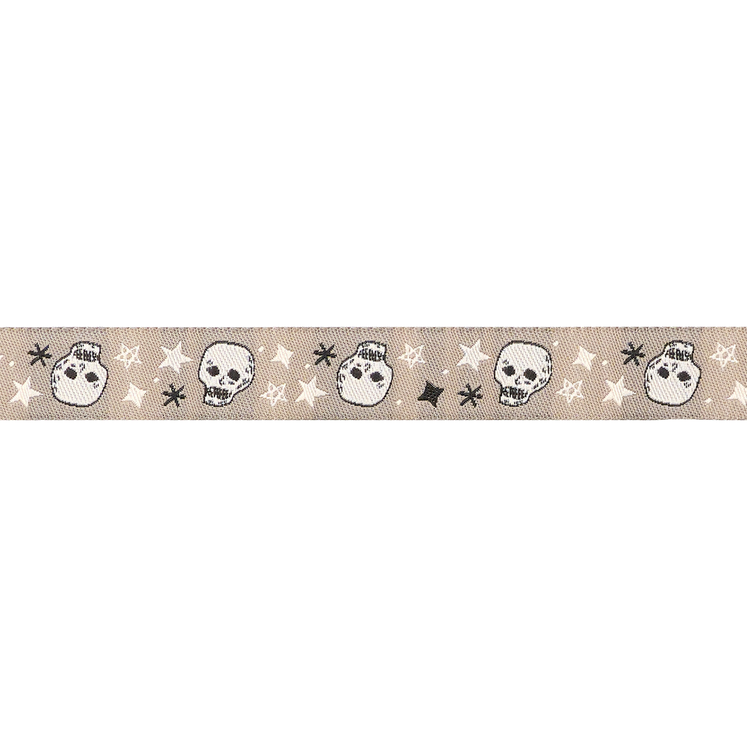 Home Sweet Haunt - Spooky Skulls - 5/8" width - by Stacy Iest Hsu - One Yard