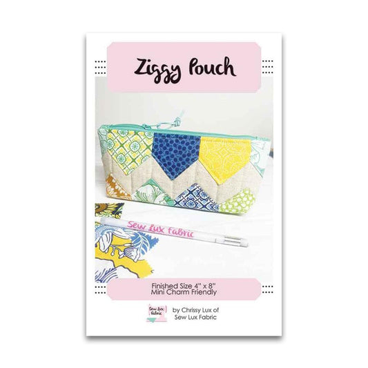 Ziggy Pouch - Sew Lux Fabric & Gifts - SLF 2305 - Printed Pattern