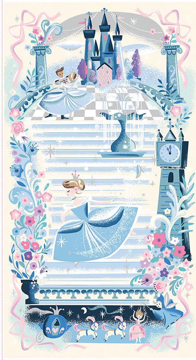Wishes Panel Sparkle fabric panel, part of the Wishes fabric collection by Jill Howarth (SKU: SP18077-PANEL)