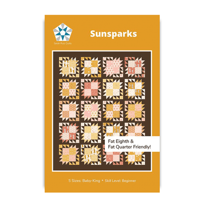 Sunsparks - Quilt Pattern - Sarah Ruiz Quilts - SRQ 013 - Paper Pattern (Preorder)