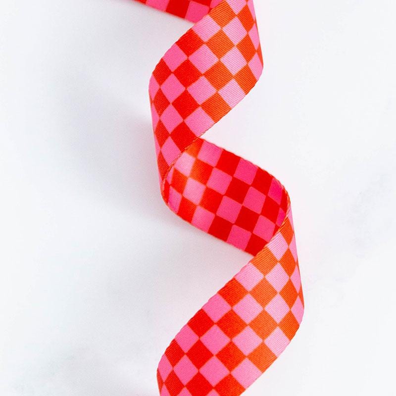 Stitch Supply Co - 1.5" Checker Strawberry Webbing - SSCWEB 27 - One Yard