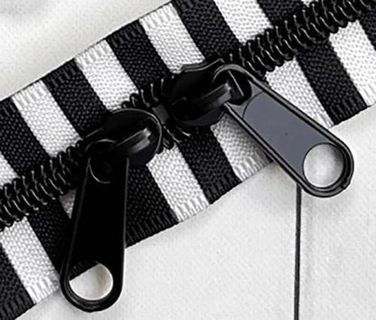 Stitch Supply Co - Black and White 30" Zipper - Black - SSCZ05