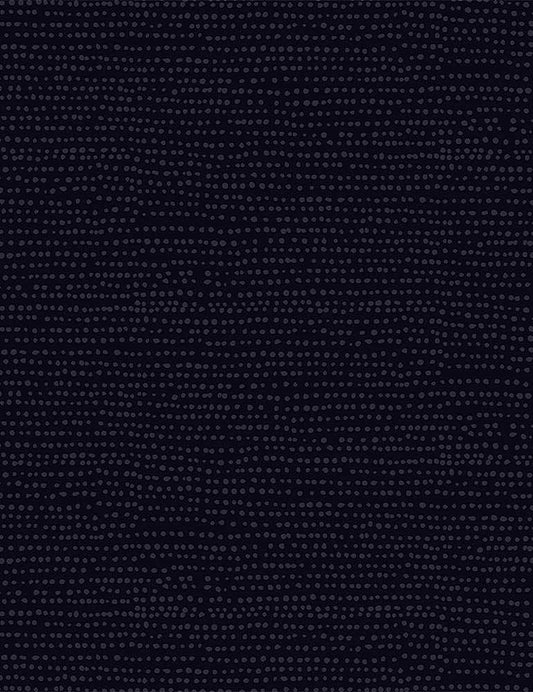 Cotton quilting fabric pattern called 'Moonscape in Ebony'. Part of the 'Boo!' fabric collection. Designed by Dear Stella Fabrics for fabric company Dear Stella Fabrics. SKU: ST-1150EBON. 44-45 inch width.