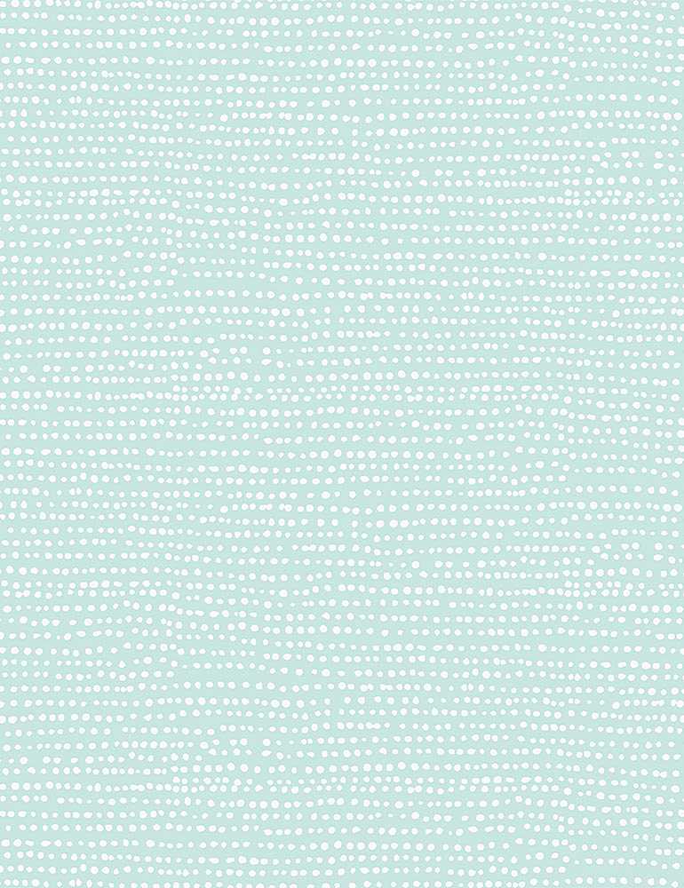 Cotton quilting fabric pattern called 'Moonscape in Mint'. Part of the 'Boo!' fabric collection. Designed by Dear Stella Fabrics for fabric company Dear Stella Fabrics. SKU: ST-1150MINT. 44-45 inch width.