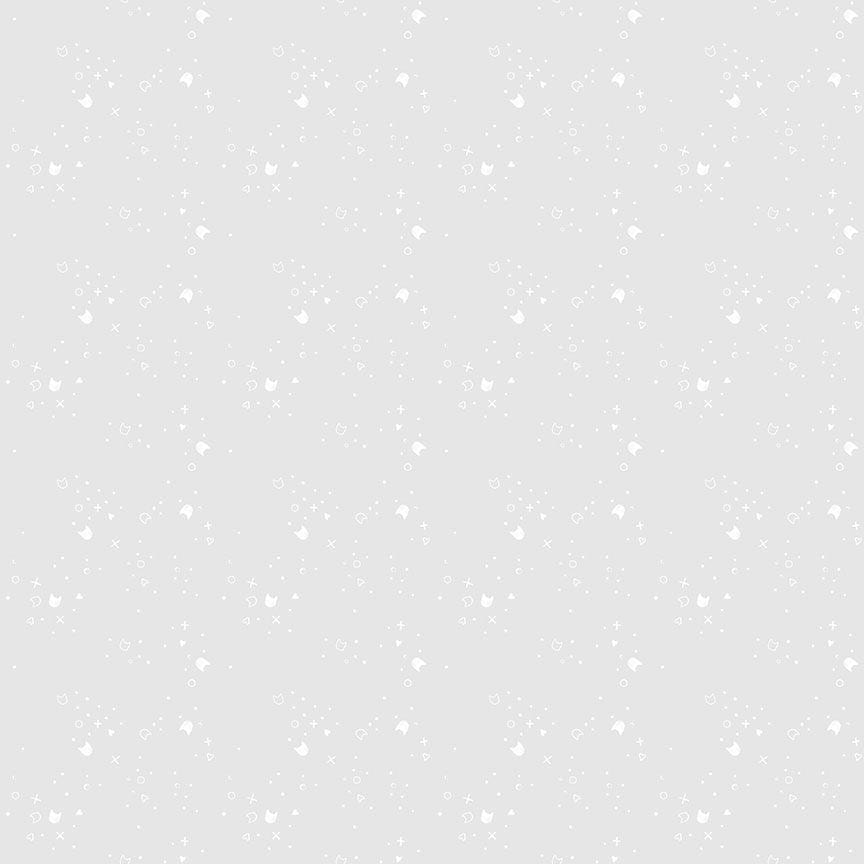 Cotton quilting fabric pattern called 'Blender in Drift'. Part of the 'Kitty Litter' fabric collection. Designed by Dear Stella for fabric company Dear Stella. SKU: STELLA-DPJ3000 DRIFT. 44-45 inch width.