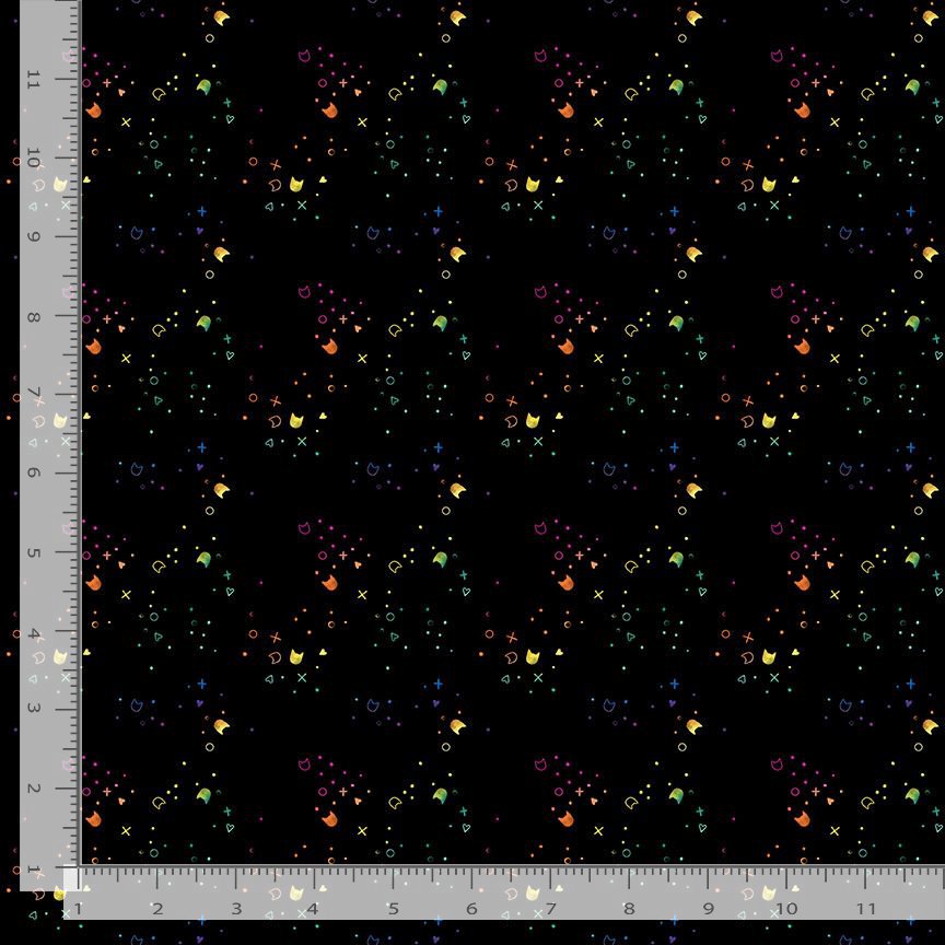 Kitty Litter - Blender in Laser - Dear Stella - STELLA-DPJ3000 LASER - Half Yard