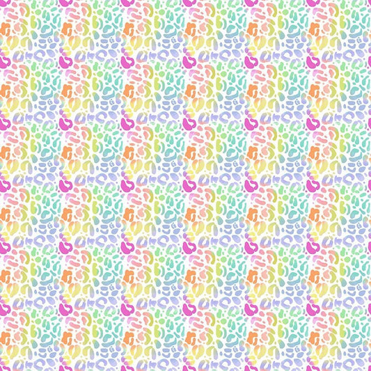 A closeup shot of the quilting fabric pattern called Wild, designed by Pammie Jane for Dear Stella, in the chroma colorway. The SKU is STELLA-DPJ3031 CHROMA.