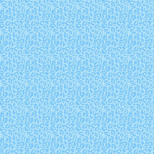 A closeup shot of the quilting fabric pattern called Wild, designed by Pammie Jane for Dear Stella, in the frozen colorway. The SKU is STELLA-DPJ3031 FROZEN.