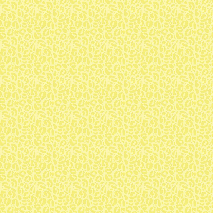 A closeup shot of the quilting fabric pattern called Wild, designed by Pammie Jane for Dear Stella, in the lemonade colorway. The SKU is STELLA-DPJ3031 LEMONADE.