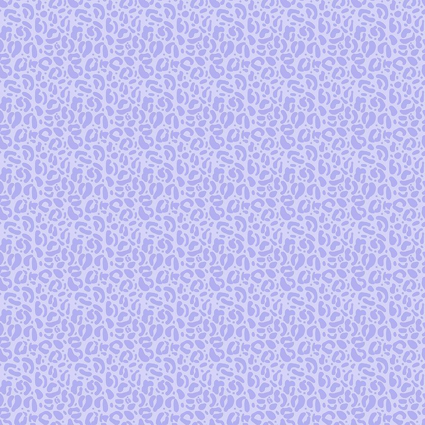 A closeup shot of the quilting fabric pattern called Wild, designed by Pammie Jane for Dear Stella, in the lilac colorway. The SKU is STELLA-DPJ3031 LILAC.