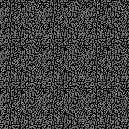 A closeup shot of the quilting fabric pattern called Wild, designed by Pammie Jane for Dear Stella, in the night colorway. The SKU is STELLA-DPJ3031 NIGHT.