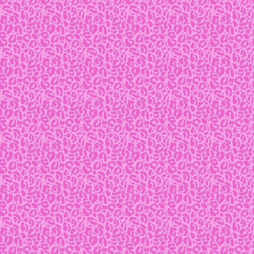 A closeup shot of the quilting fabric pattern called Wild, designed by Pammie Jane for Dear Stella, in the orchid colorway. The SKU is STELLA-DPJ3031 ORCHID.