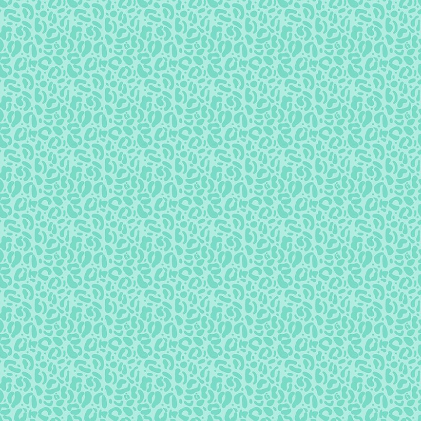A closeup shot of the quilting fabric pattern called Wild, designed by Pammie Jane for Dear Stella, in the tide colorway. The SKU is STELLA-DPJ3031 TIDE.
