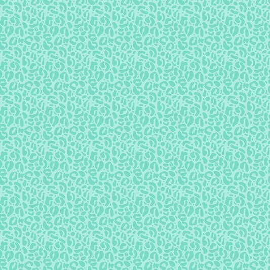 A closeup shot of the quilting fabric pattern called Wild, designed by Pammie Jane for Dear Stella, in the tide colorway. The SKU is STELLA-DPJ3031 TIDE.