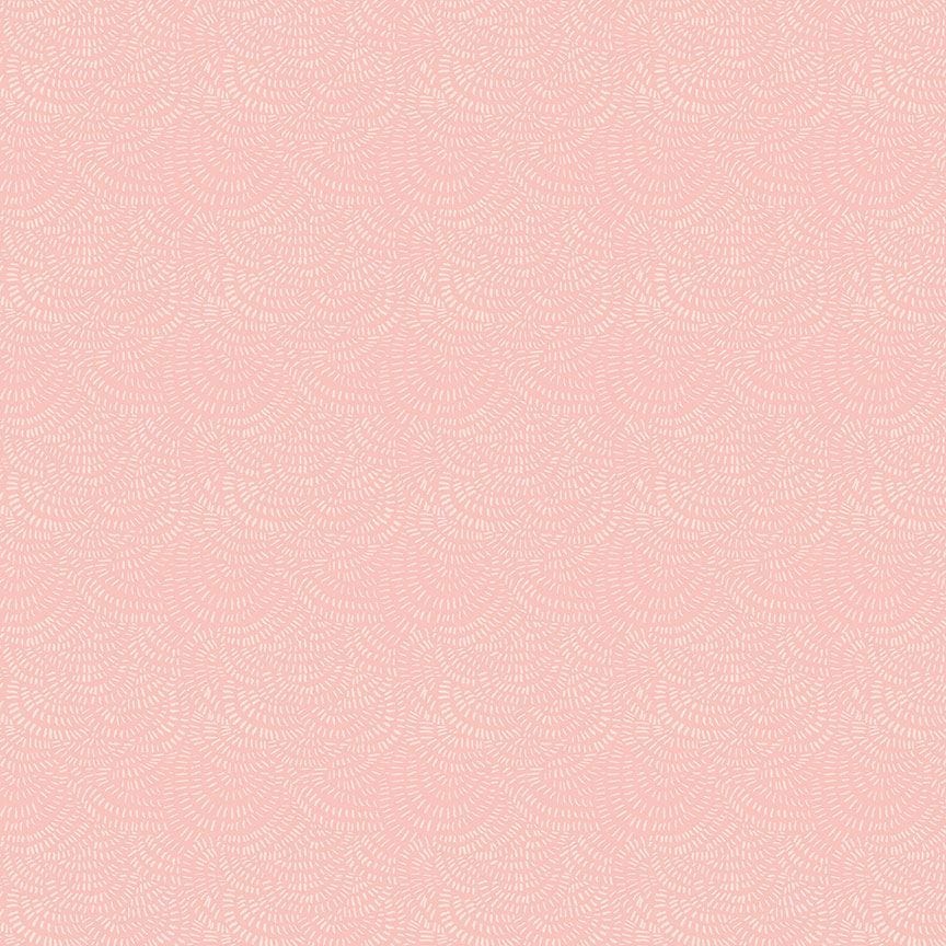 Cotton quilting fabric pattern called 'Crimp in Pearl'. Part of the 'Shine On' fabric collection. Designed by Rae Ritchie for fabric company Dear Stella. SKU: ST-DRR2293PEARL. 44-45 inch width.