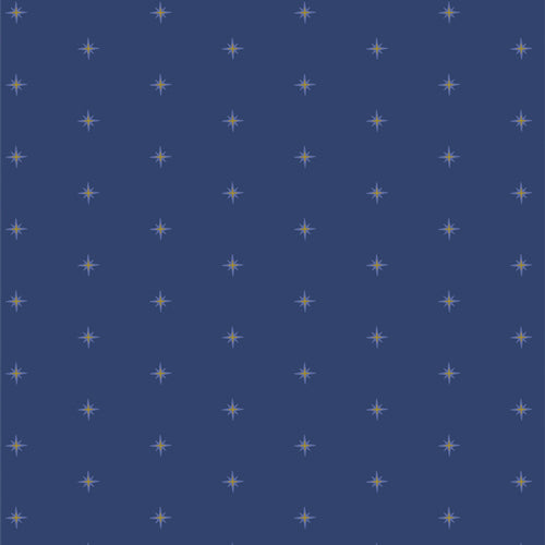 Shining Stardusk quilting fabric, part of the Starling fabric collection by Maureen Cracknell (SKU: STR88901)