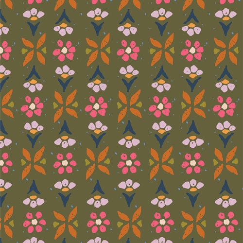 Etchmark Meadow quilting fabric, part of the Starling fabric collection by Maureen Cracknell (SKU: STR88911)