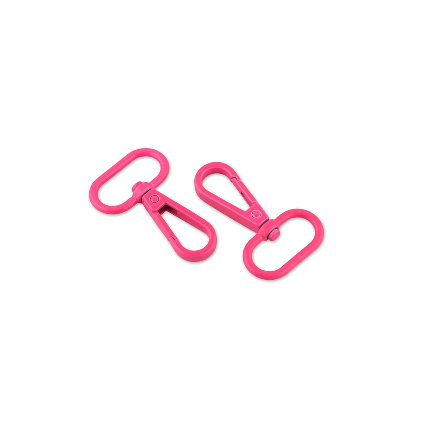 Tula Pink Neon Pink 1" Swivel Hooks x 2 by Sallie Tomato notions product photo SKU STS139NP