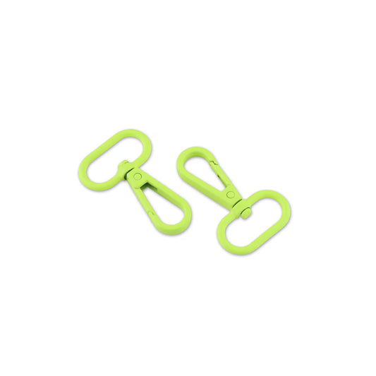 Tula Pink Neon Yellow 1" Swivel Hooks x 2 by Sallie Tomato notions product photo SKU STS139NY