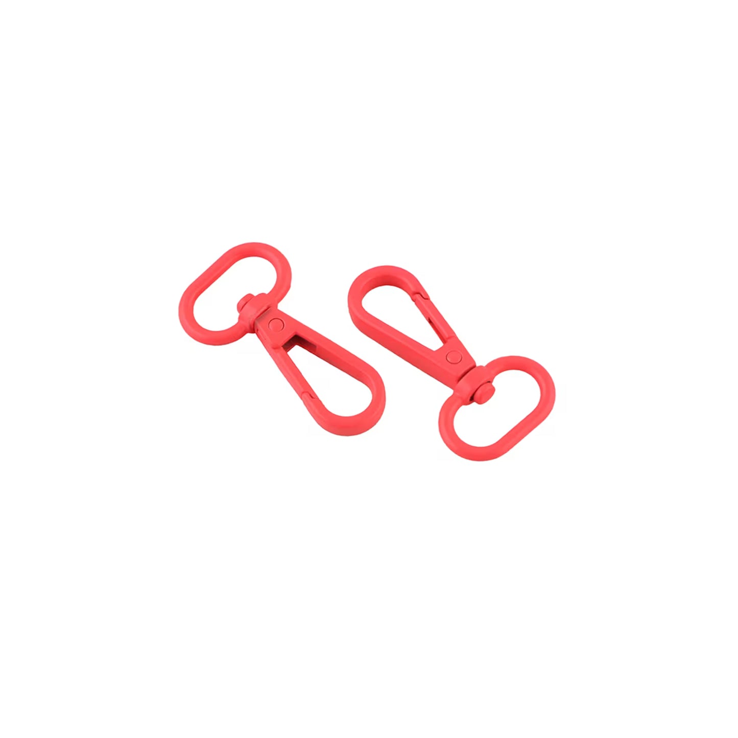 Tula Pink Neon Coral ¾" Swivel Hooks x 2 by Sallie Tomato notions product photo SKU STS140NC