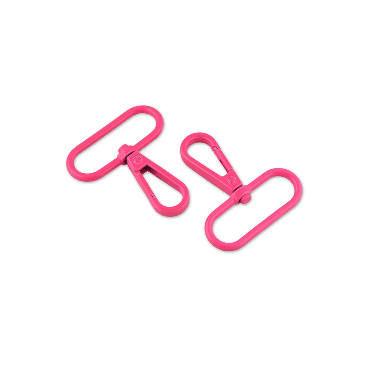 Tula Pink Neon Pink 1½" Swivel Hooks x 2 by Sallie Tomato notions product photo SKU STS180NP