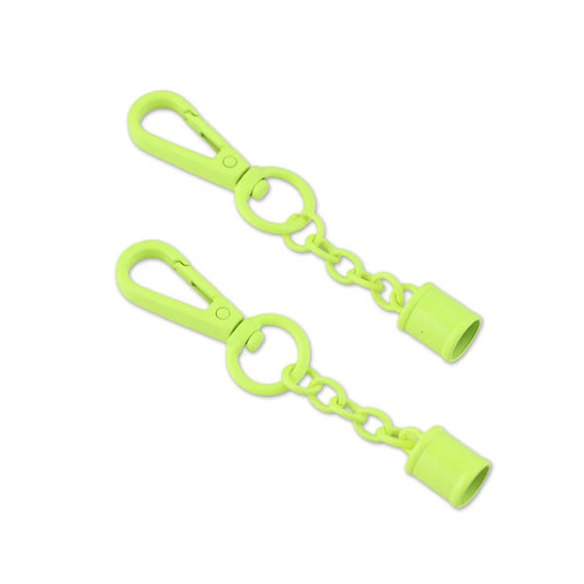 Tula Pink Neon Yellow Tassel Caps x 2 by Sallie Tomato notions product photo SKU STS211NY