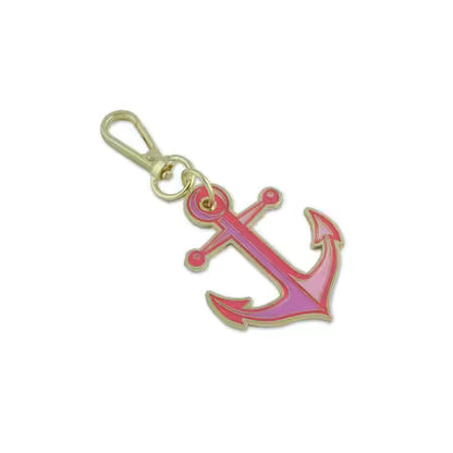 Sallie Tomato - Anchors Aweigh Coralline Bag Charm - STS346