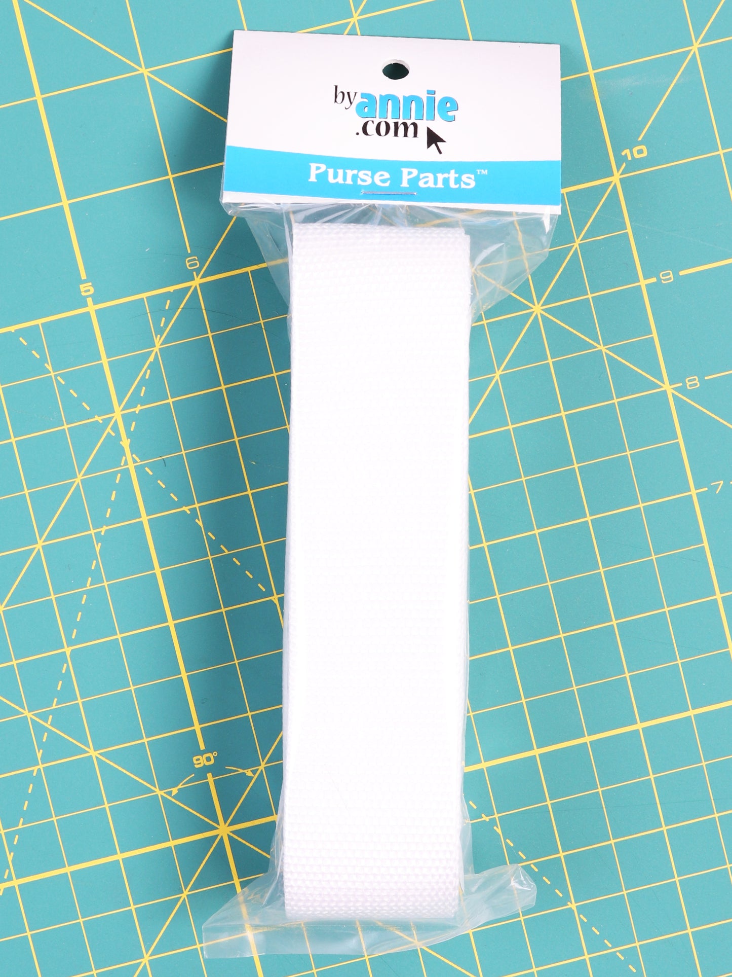 By Annie - 1.5" White Strapping - 3 Yards