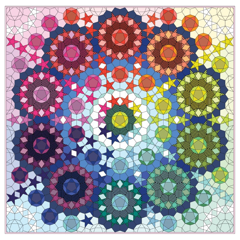 Tula Nova - Acrylic Templates 7 Piece Set - 3/8" Seam Allowance (Preorder)