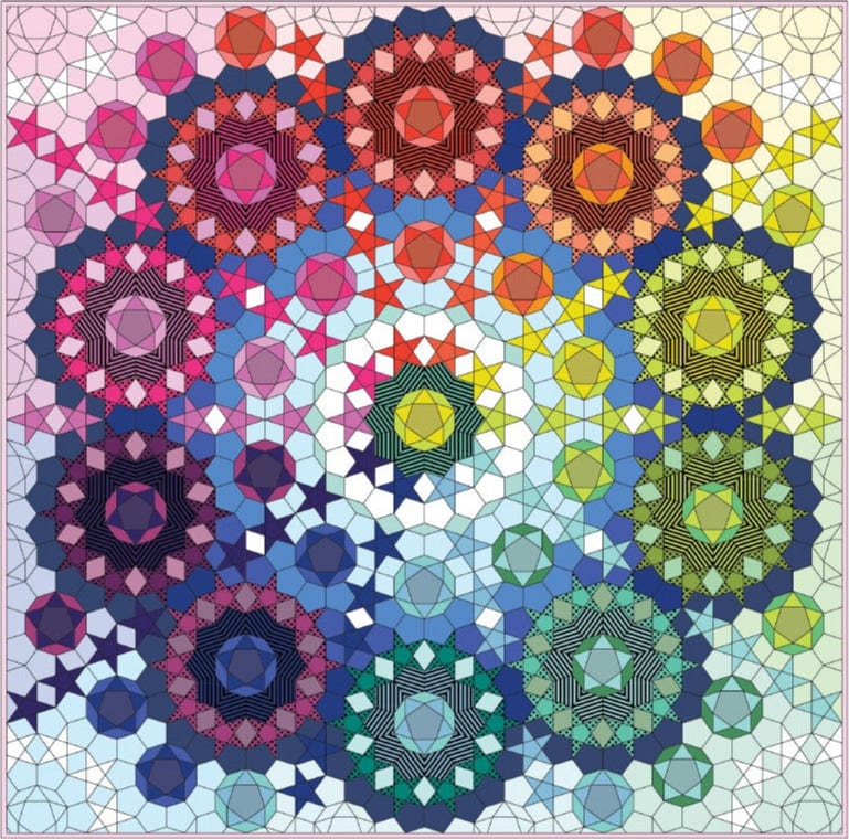 Tula Nova - Acrylic Templates 7 Piece Set - 3/8" Seam Allowance