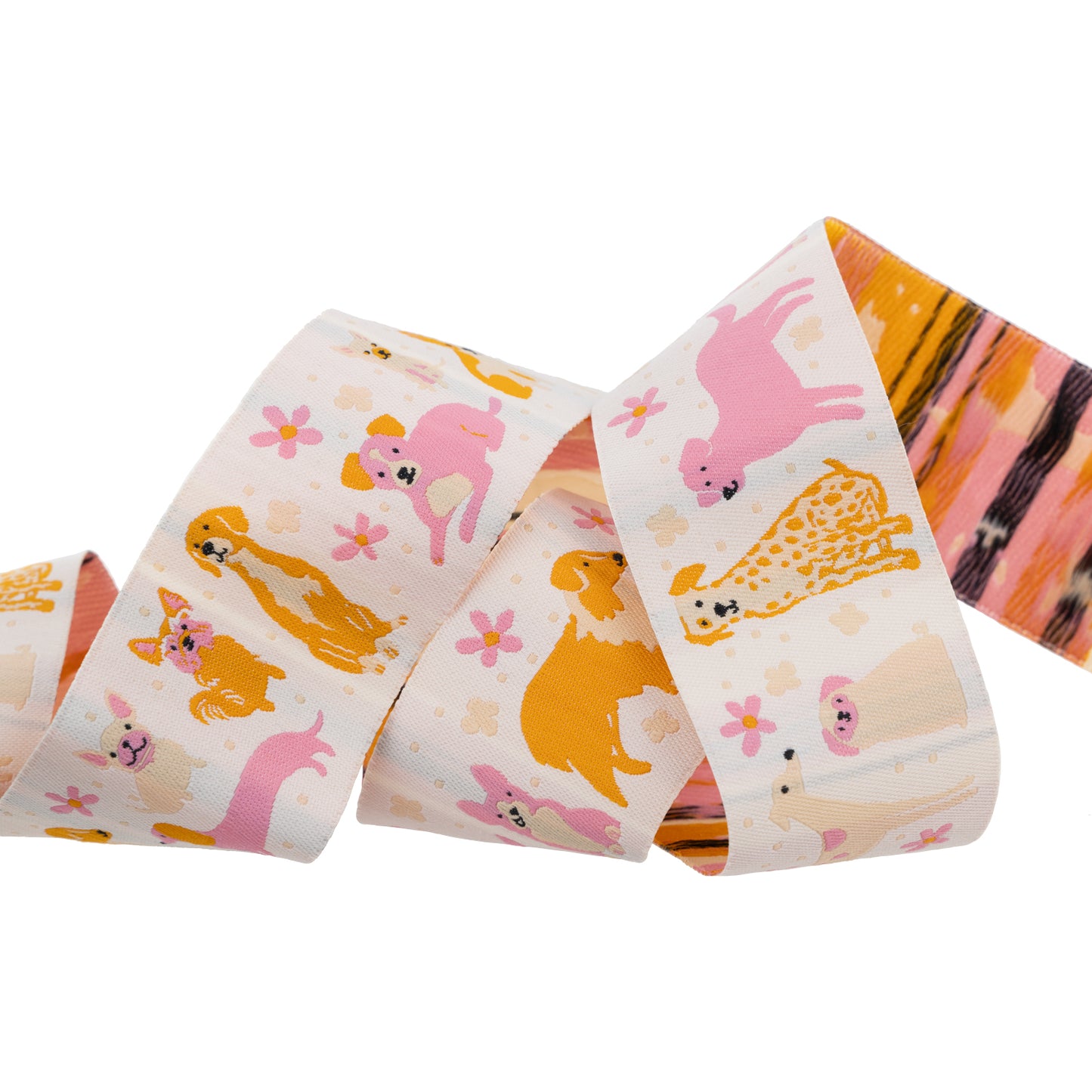 Dog Medley - 1-1/2" width - Dog Park by Sarah Watts - One Yard