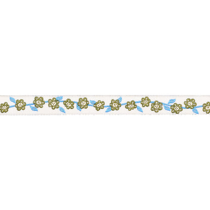 Hello Alice - Chatty Garden - 1/2" width - by Sarah Watts - One Yard (Preorder)