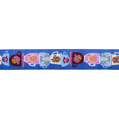 Hello Alice - Teacups - 7/8" width - by Sarah Watts - One Yard (Preorder)