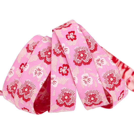 Hello Alice - Violets - 7/8" width - by Sarah Watts - One Yard (Preorder)