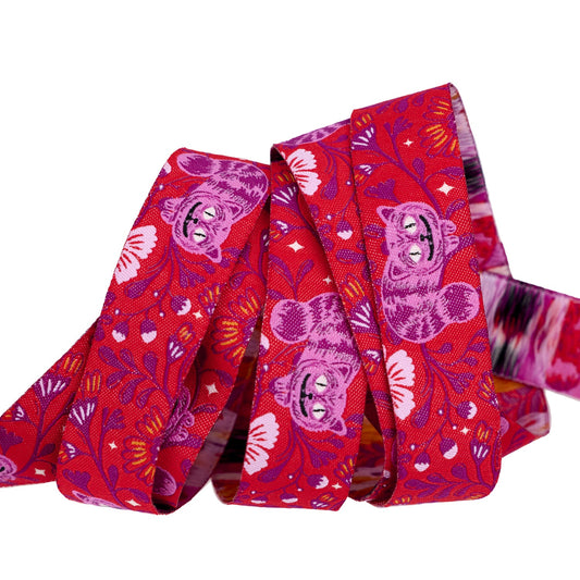 Hello Alice - Cheshire - 7/8" width - by Sarah Watts - One Yard (Preorder)