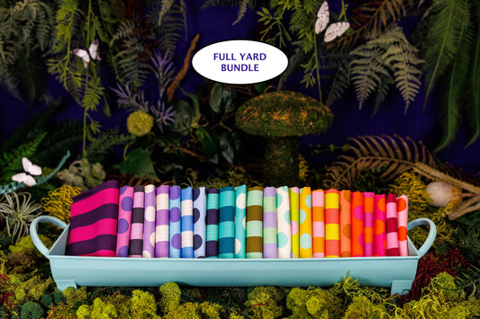 True Colors Sticks and Stones Full Yard Bundle by Tula Pink, 24 pieces (Preorder)