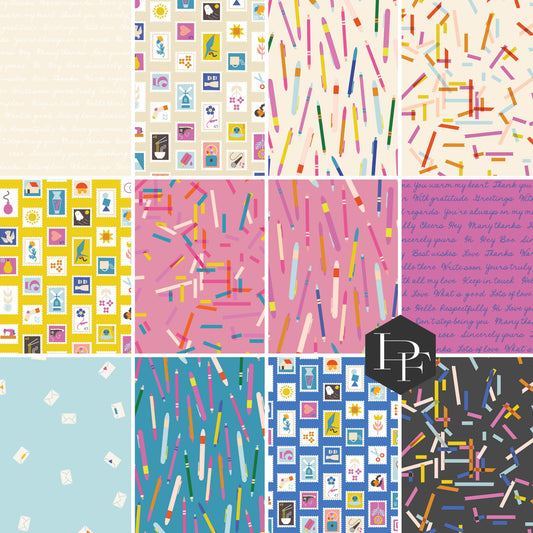 Salutations Half Yard Bundle by Rashida Coleman Hale, 12 pieces