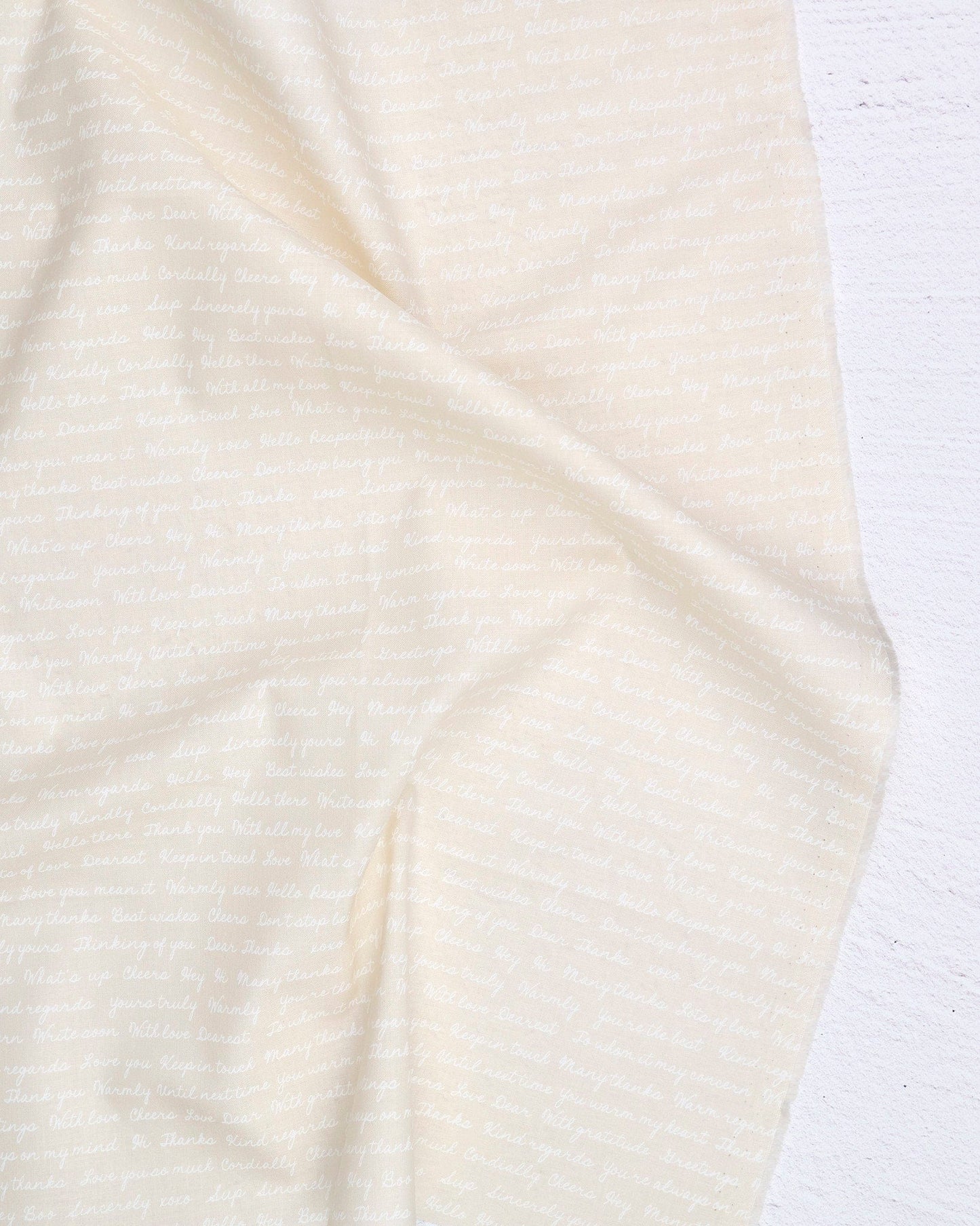 Salutations - Hello Goodbye in Natural - Rashida Coleman Hale - RS1096 11 - Half Yard