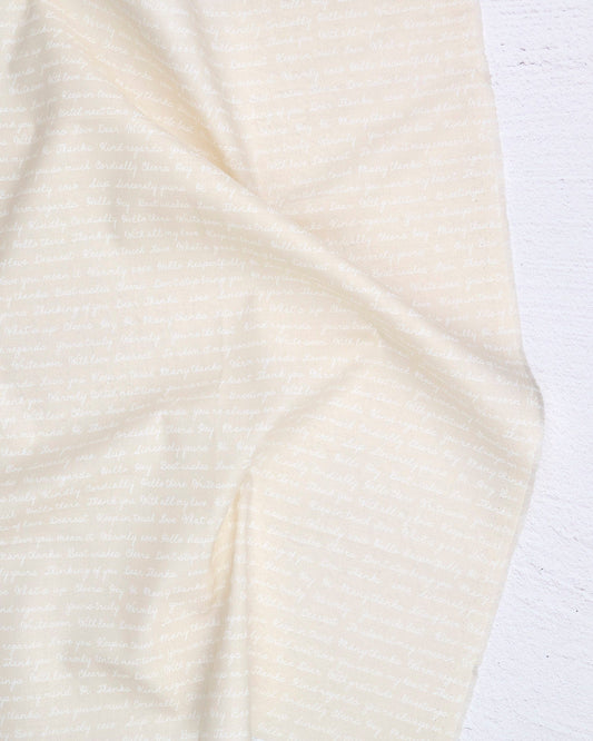 Salutations - Hello Goodbye in Natural - Rashida Coleman Hale - RS1096 11 - Half Yard