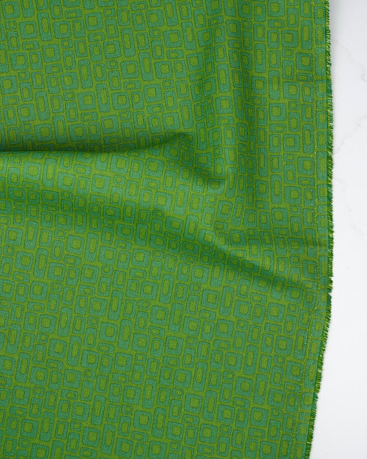 Marshmallow Evergreen - Scenery by Elizabeth Hartman - Half Yard (Preorder)