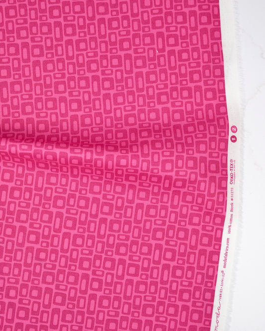 Marshmallow Fuchsia - Scenery by Elizabeth Hartman - Half Yard (Preorder)