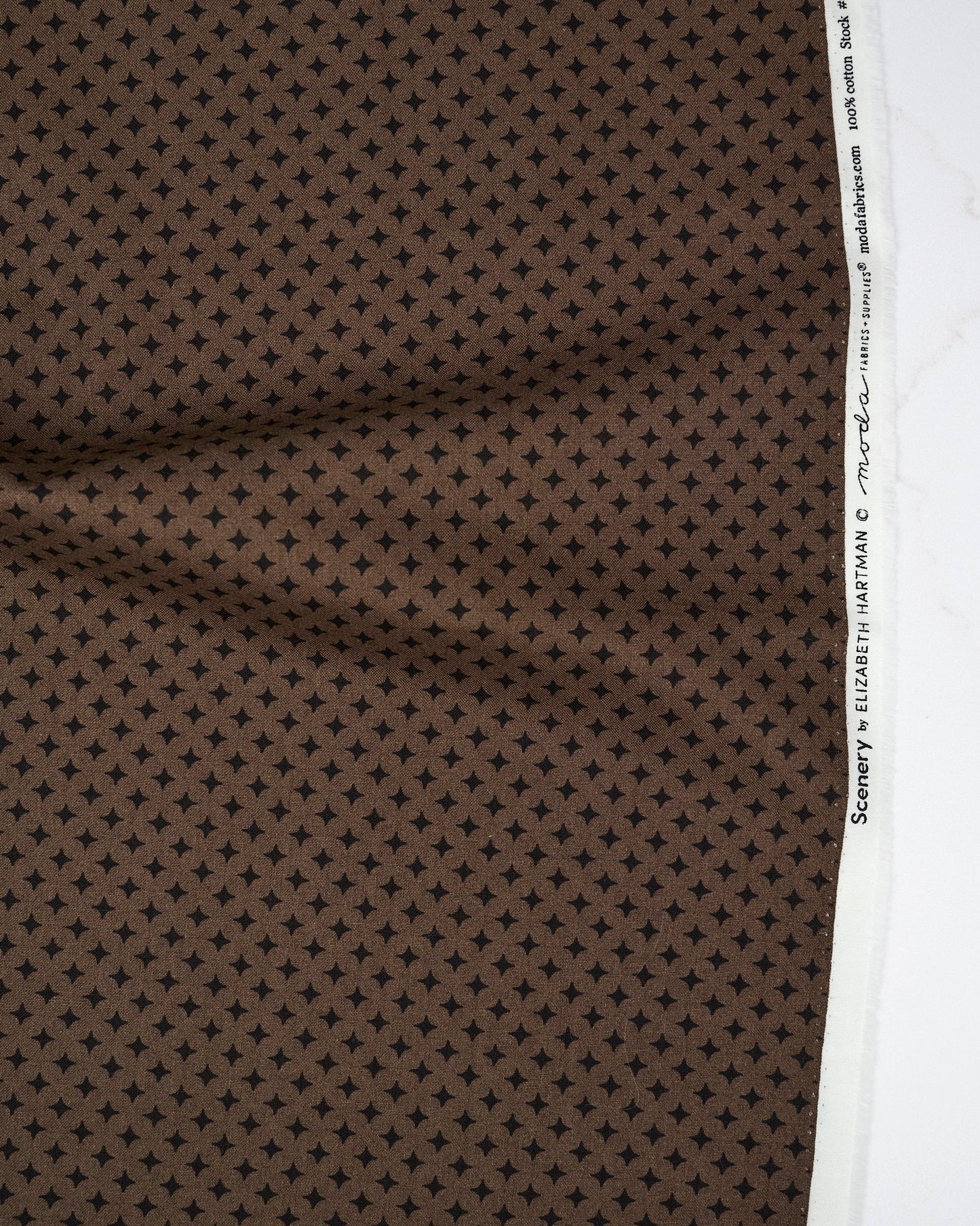 Diamonds Coal - Scenery by Elizabeth Hartman - Half Yard (Preorder)