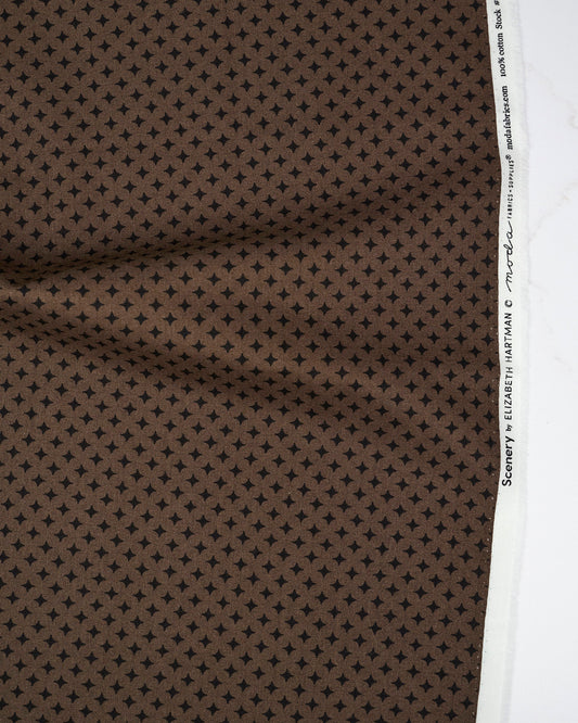 Diamonds Coal - Scenery by Elizabeth Hartman - Half Yard (Preorder)